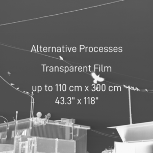 Transparent film 165µ