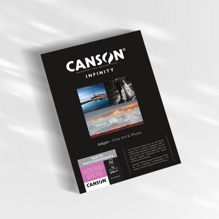 canson baryta photographique 310g Canson Infinity Baryta Photographique II 310g box